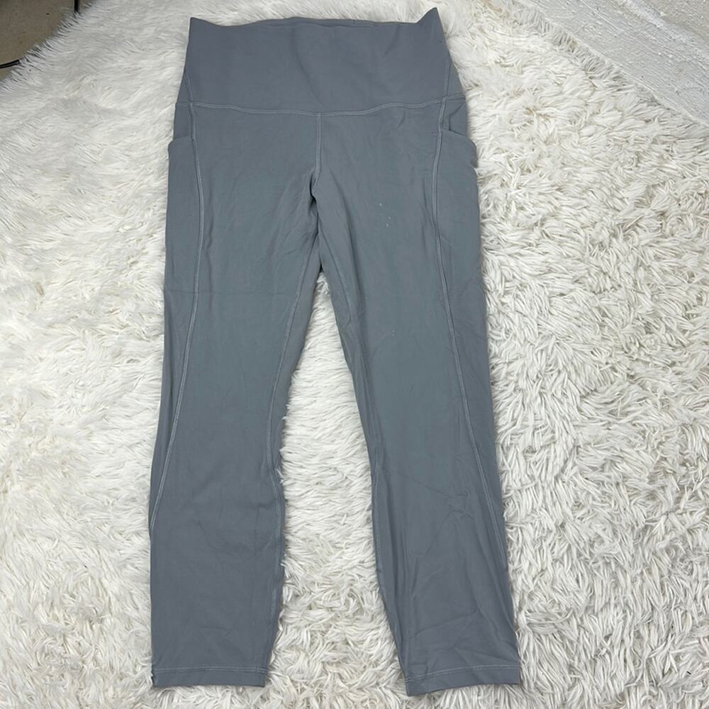 Lululemon Align High Rise Crop with Pockets 23" Rhino Grey